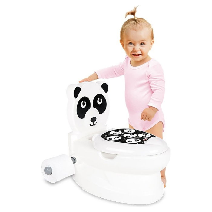 Olita educativa Pilsan Panda , tip wc, sunet sifon, suport hartie 5 ani+ [3]