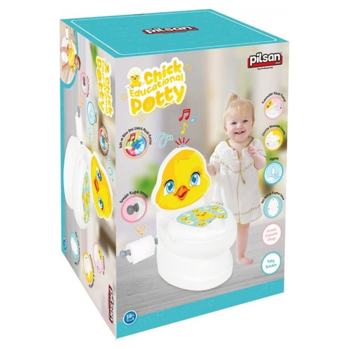Olita educativa Pilsan Puisor , tip wc, sunet sifon, suport hartie 5 ani+ [3]