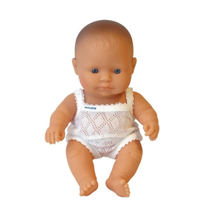 Papusa Baby european baiat Miniland 21cm [2]