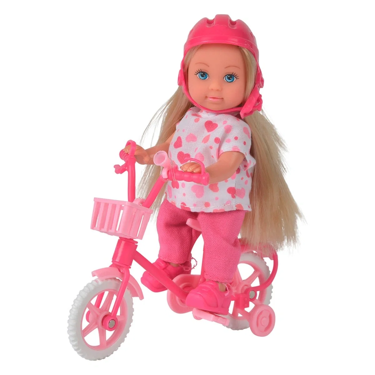Papusa Simba Evi Love My First Bike 12 cm, Inimioare 3 ani + [1]