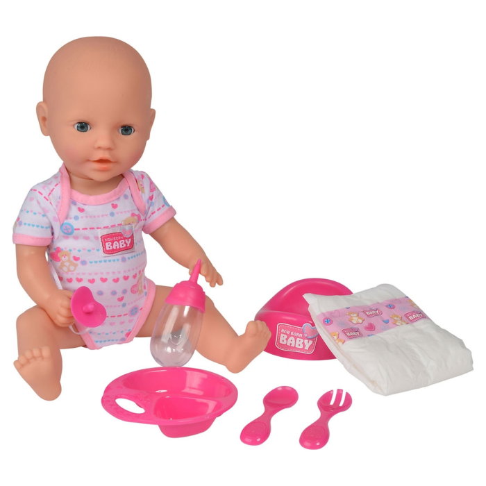 Papusa Simba New Born Baby 38 cm Bebe cu olita si accesorii 3 ani [1]