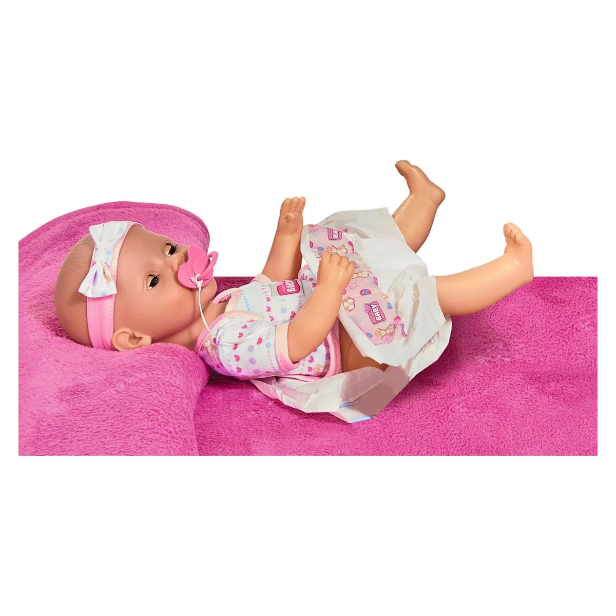 Papusa Simba New Born Baby 38 cm Bebe cu olita si accesorii 3 ani [2]
