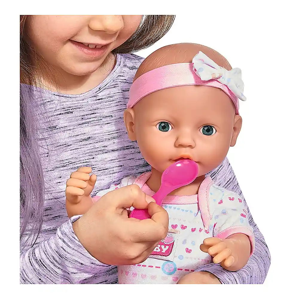Papusa Simba New Born Baby, Baby Doll 43 cm cu accesorii 3 ani + [6]