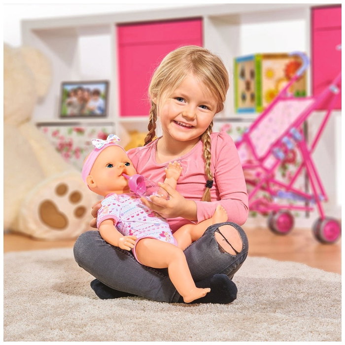 Papusa Simba New Born Baby, Baby Doll 43 cm cu accesorii 3 ani + [3]