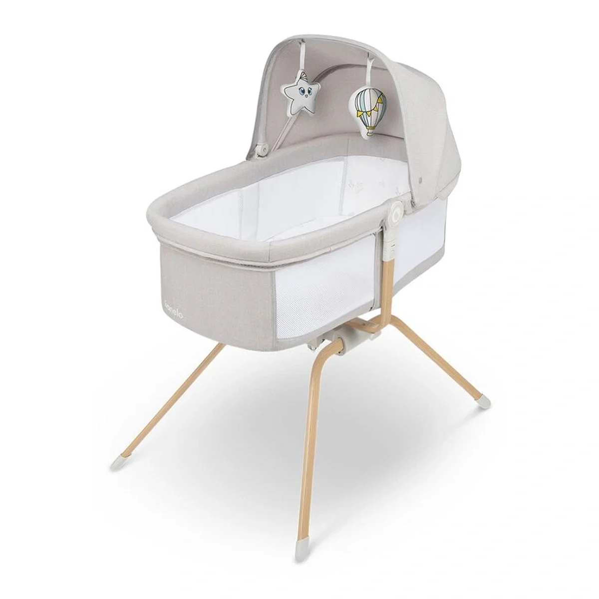 Patut balansoar, Lionelo, Malin Evo, 3 in 1, Pliabil, Bej 0 luni+ [4]