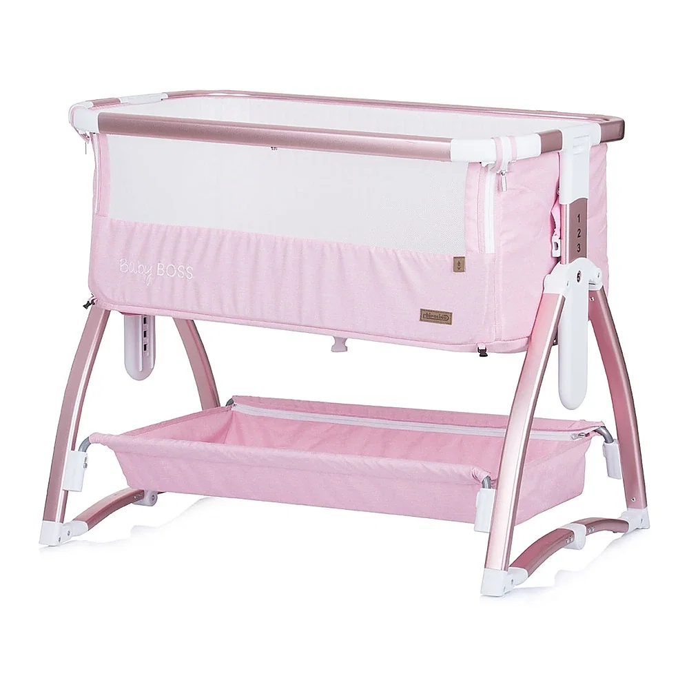 Patut Co-Sleeper Chipolino Baby Boss blush 6 luni [5]