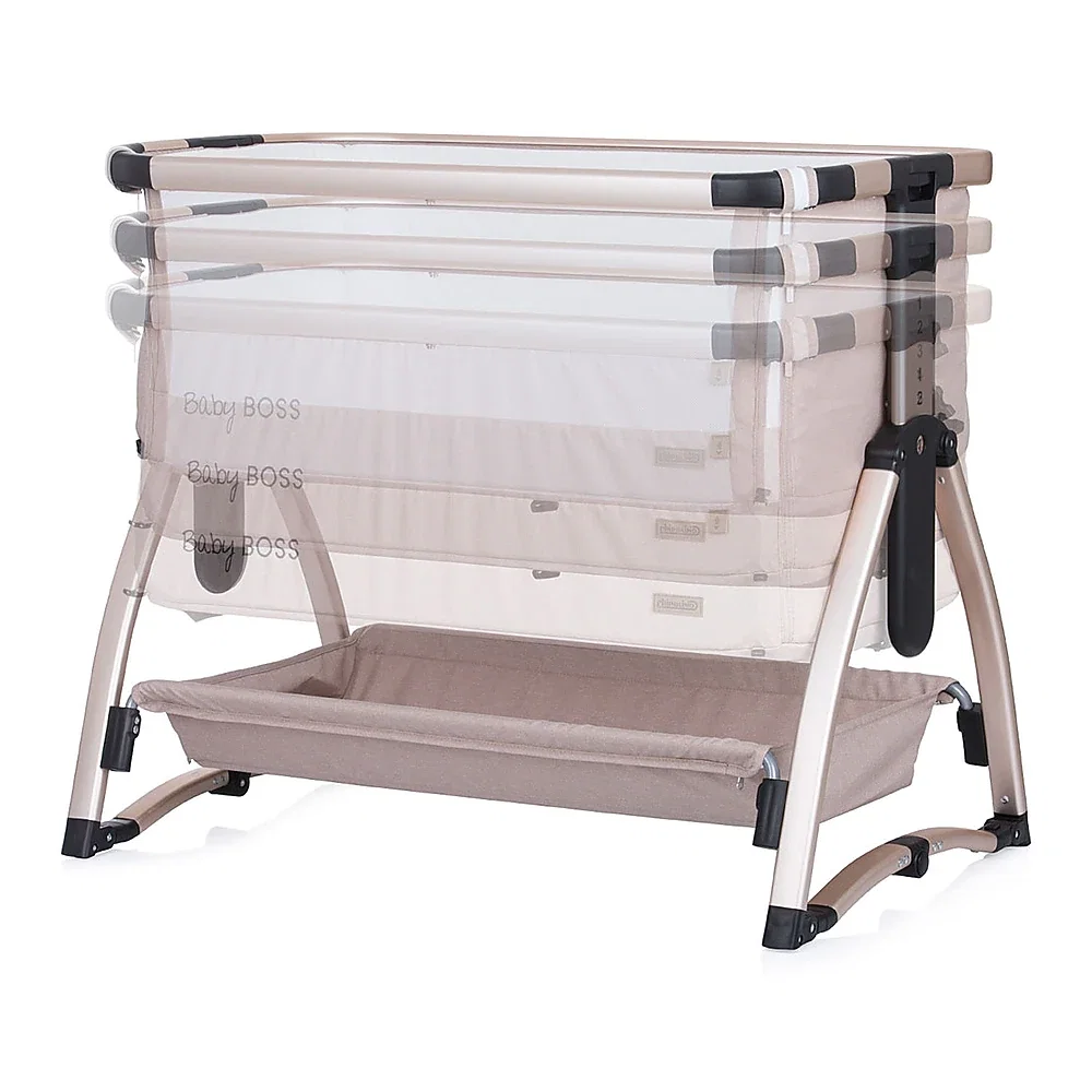Patut Co-Sleeper Chipolino Baby Boss humus 6 luni [6]