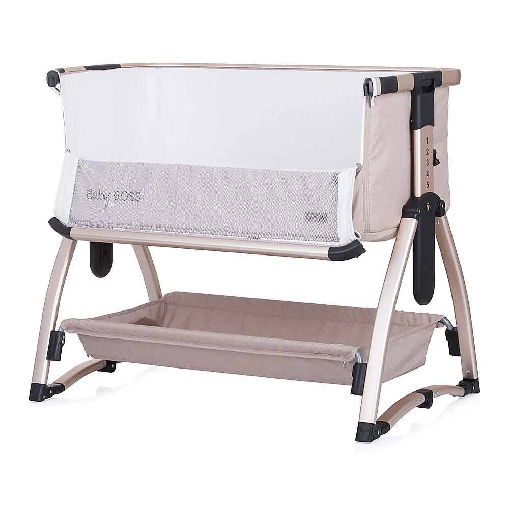 Patut Co-Sleeper Chipolino Baby Boss humus 6 luni [4]