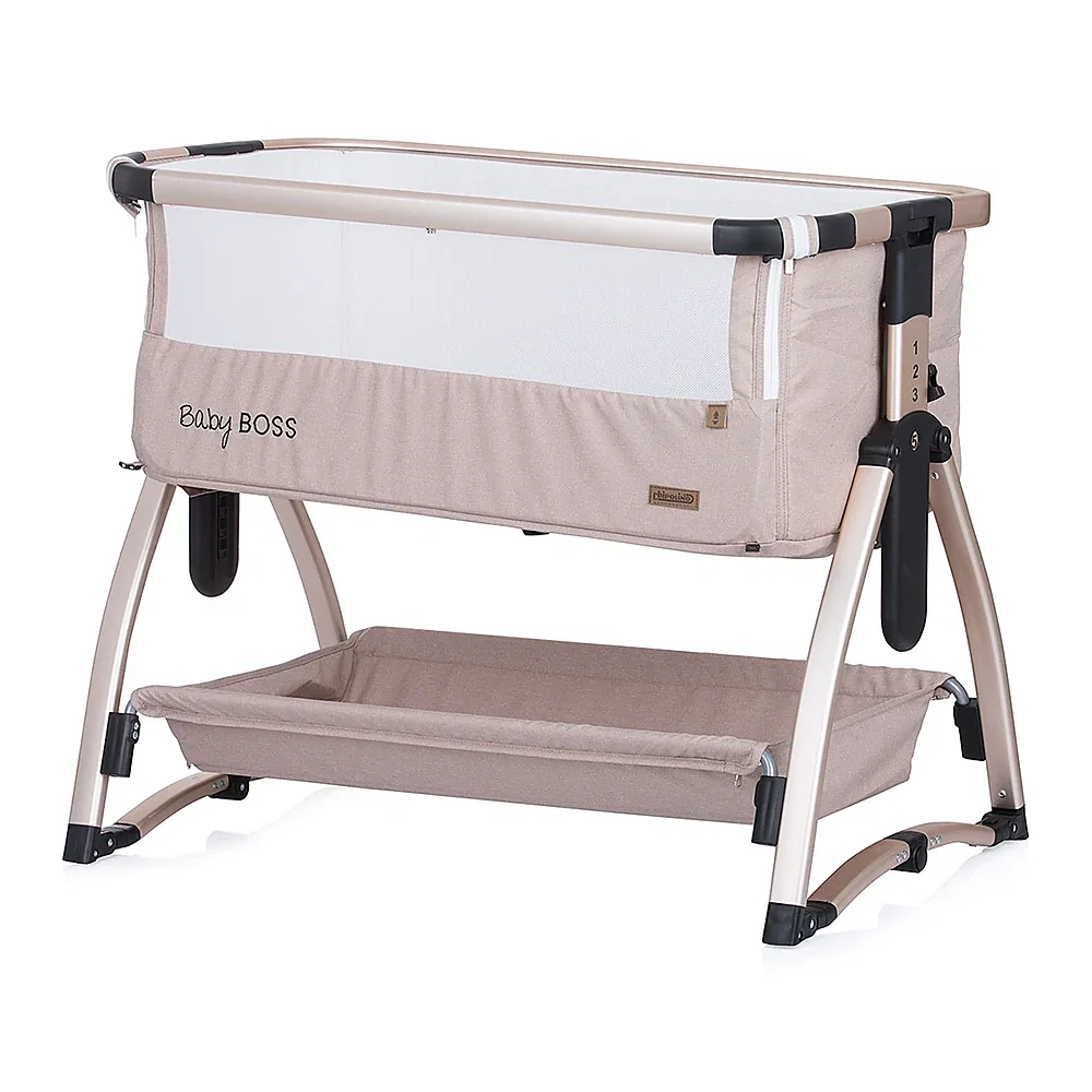 Patut Co-Sleeper Chipolino Baby Boss humus 6 luni [5]