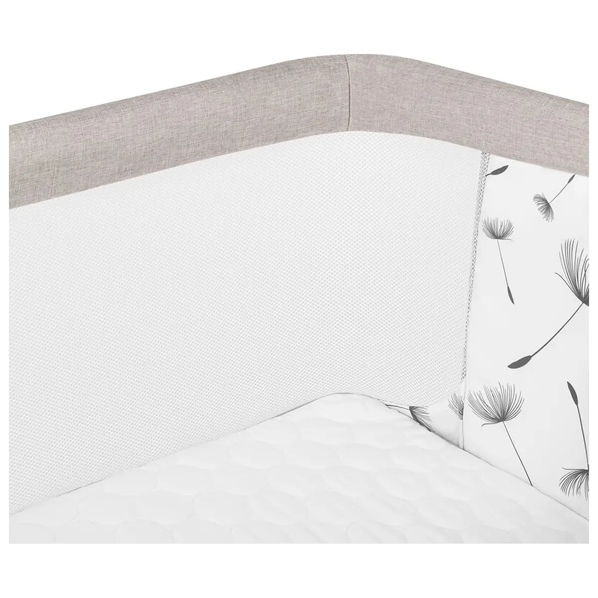 Patut co-sleeper, Lionelo, Aurora, 3 in 1, Cu leganare si setare unghiulara, Cu saltea, 0 luni+ Bej [8]