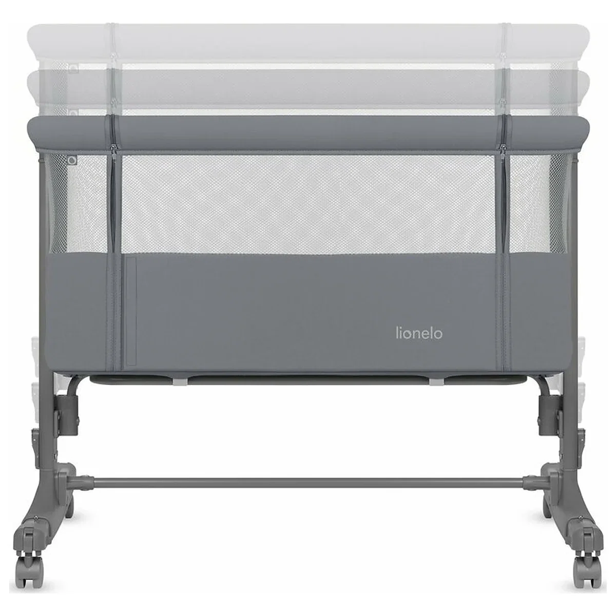Patut co-sleeper, Lionelo, Aurora, 3 in 1, Cu leganare si setare unghiulara, Saltea cu densitate T25 si geanta [2]