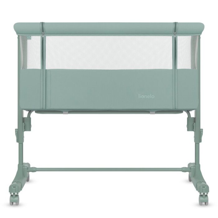 Patut co-sleeper, Lionelo, Aurora, 3 in 1, Cu leganare si setare unghiulara, Saltea cu densitate T25 si geanta [18]