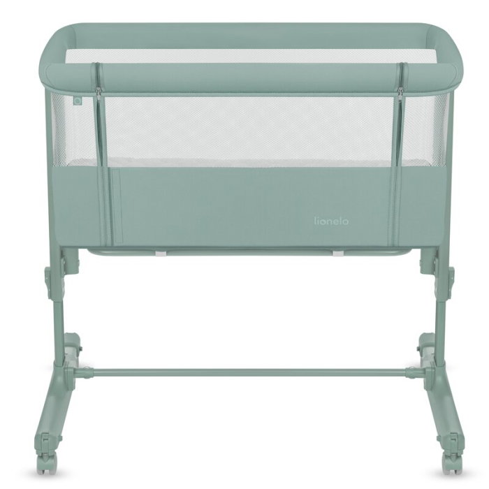 Patut co-sleeper, Lionelo, Aurora, 3 in 1, Cu leganare si setare unghiulara, Saltea cu densitate T25 si geanta [8]