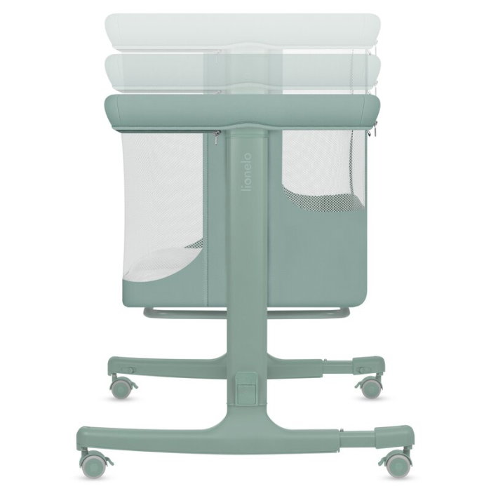 Patut co-sleeper, Lionelo, Aurora, 3 in 1, Cu leganare si setare unghiulara, Saltea cu densitate T25 si geanta [15]