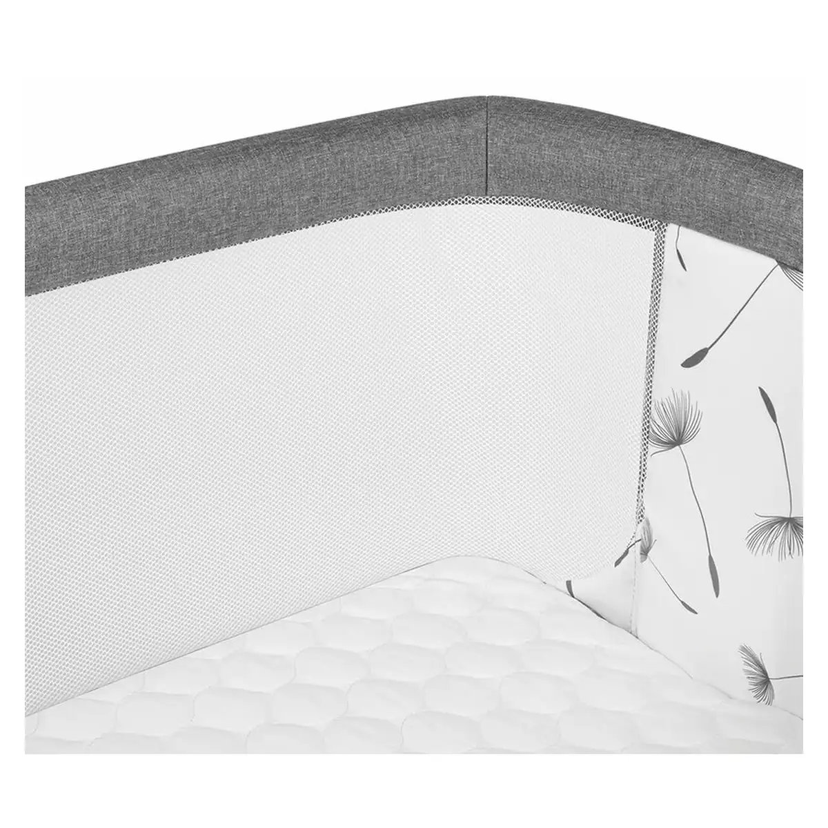Patut co-sleeper, Lionelo, Aurora, 3 in 1, functie leganare, Include saltea si geanta transport, 5 pozitii pe inaltime, [16]