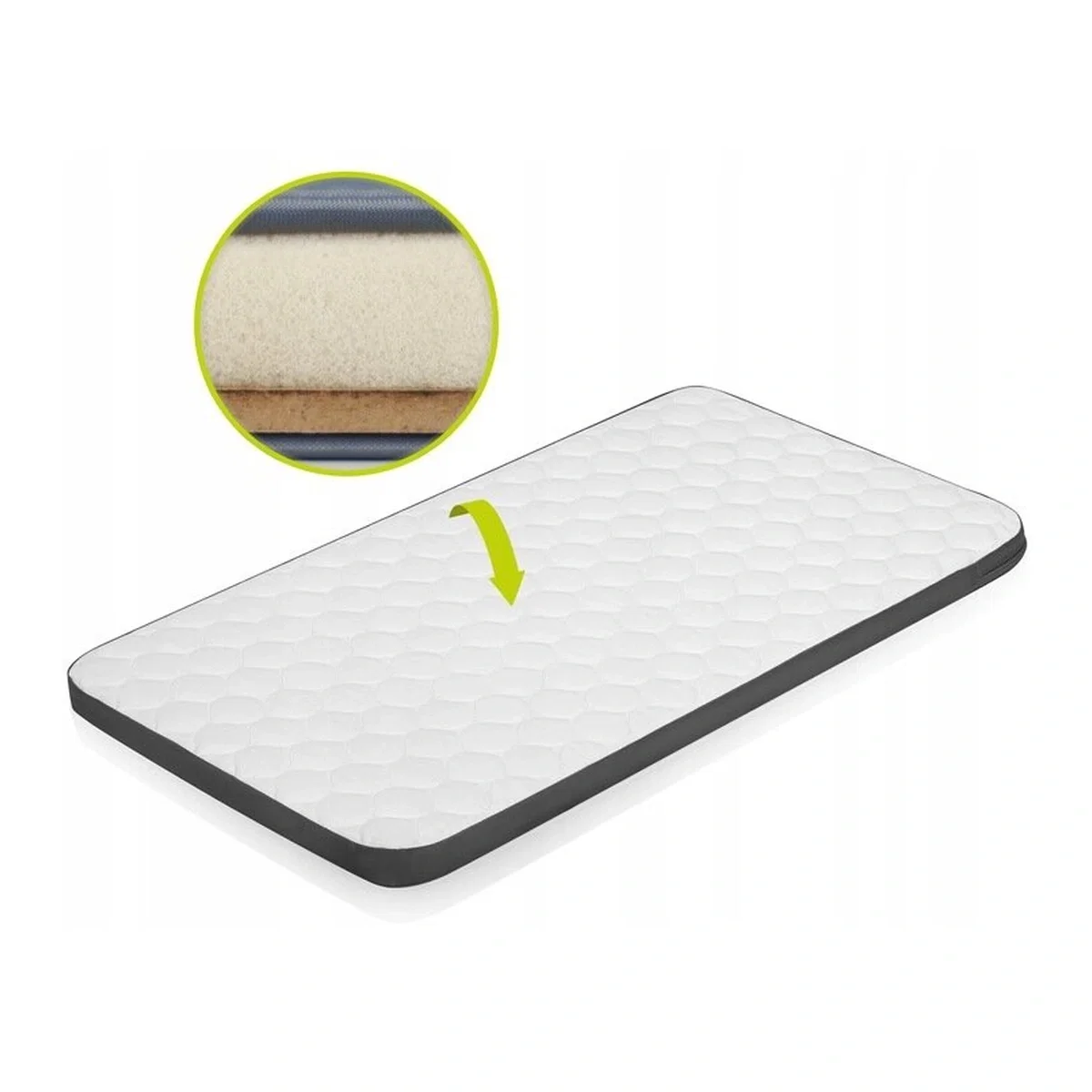 Patut co-sleeper, Lionelo, Aurora, 3 in 1, functie leganare, Include saltea si geanta transport, 5 pozitii pe inaltime, [20]