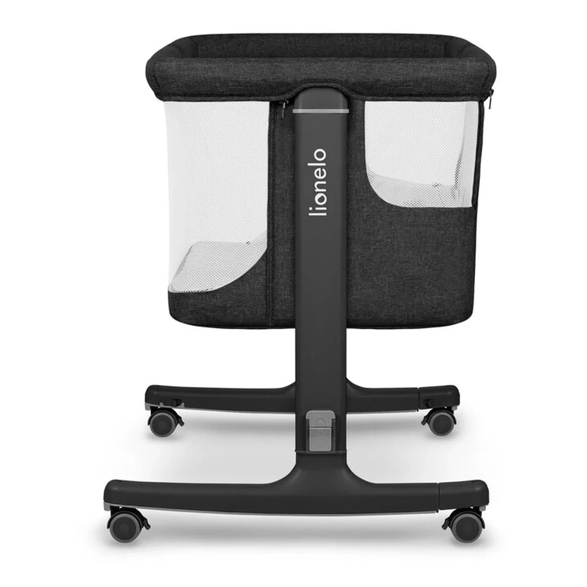 Patut co-sleeper, Lionelo, Aurora, 3 in 1, functie leganare, Include saltea si geanta transport, 5 pozitii pe inaltime, [19]