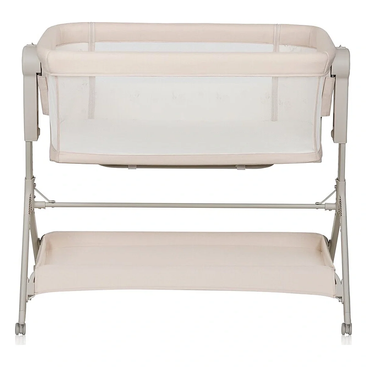 Patut co-sleeper, Lionelo, Leonie Plus, Pliabil, Cu sistem de leganare, Bej 0 luni+ [7]
