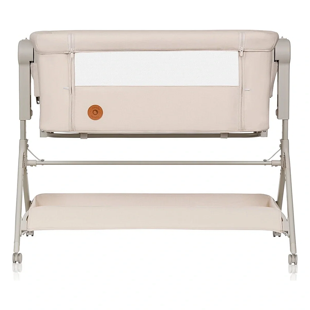 Patut co-sleeper, Lionelo, Leonie Plus, Pliabil, Cu sistem de leganare, Bej 0 luni+ [9]