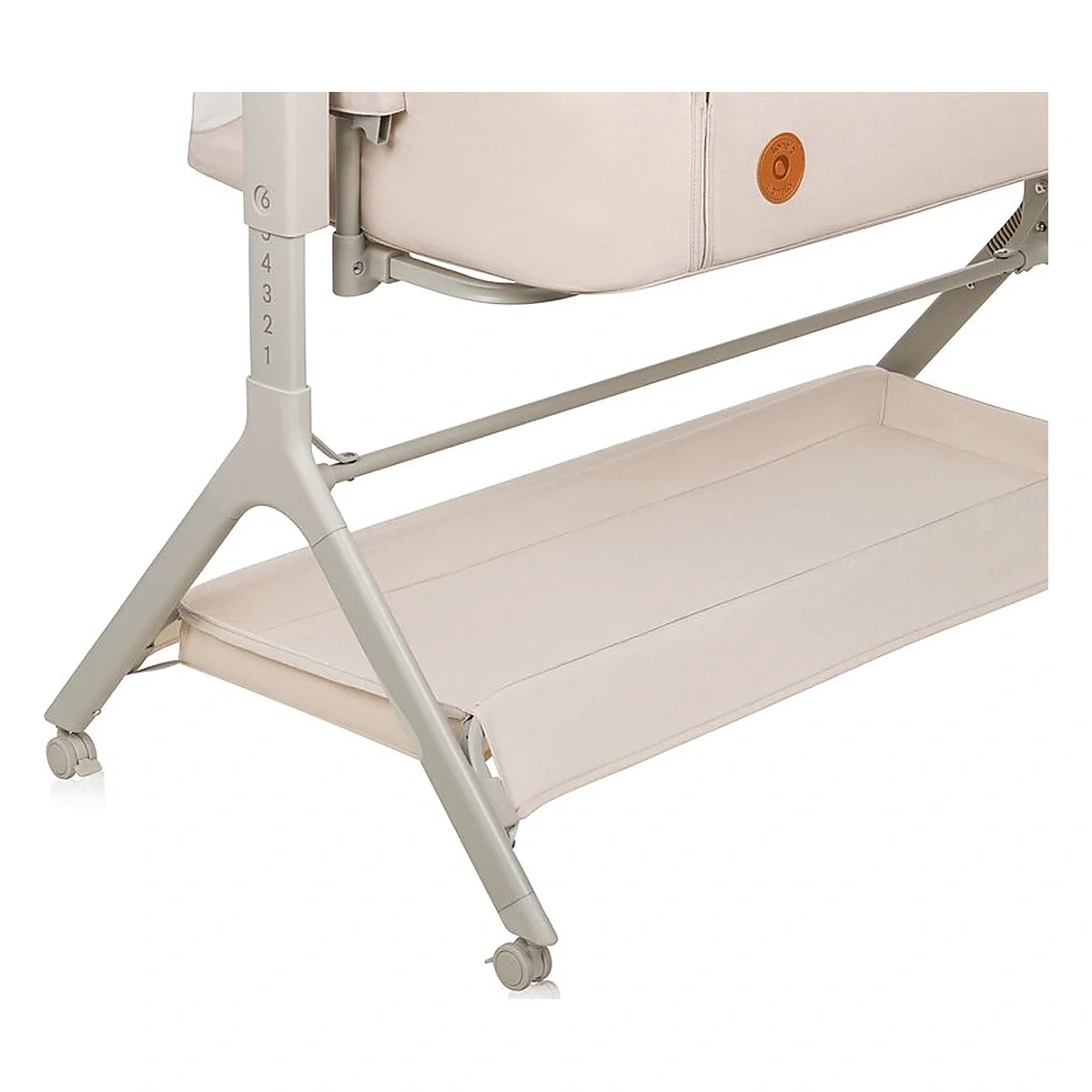 Patut co-sleeper, Lionelo, Leonie Plus, Pliabil, Cu sistem de leganare, Bej 0 luni+ [13]