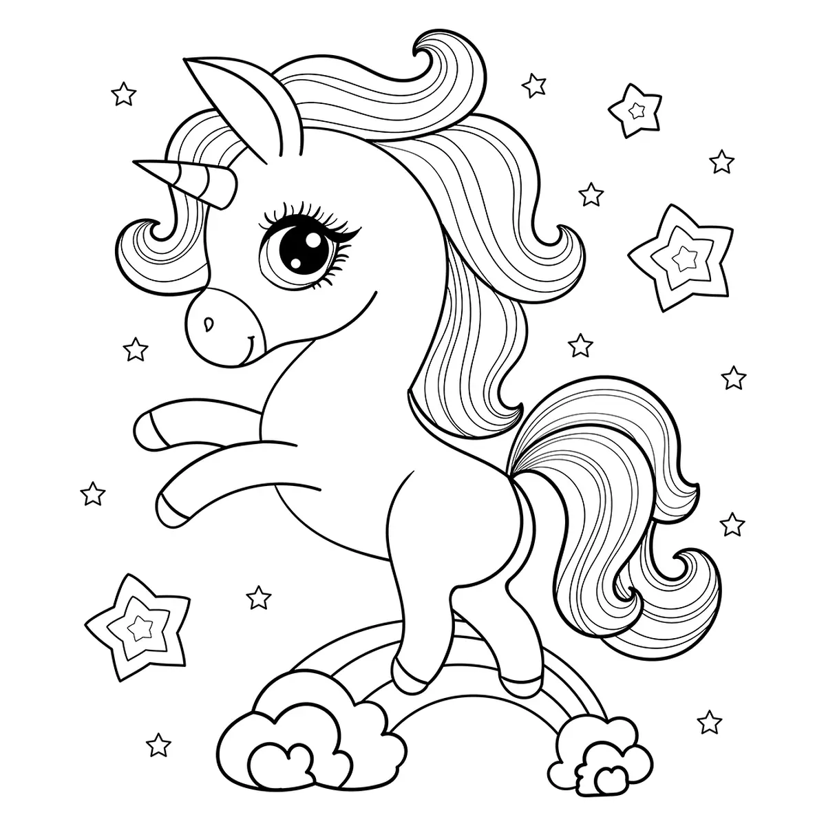 Patut copii din lemn Hubners Calisto Unicorn 120x60 cm maro cu sertar 0 luni [2]