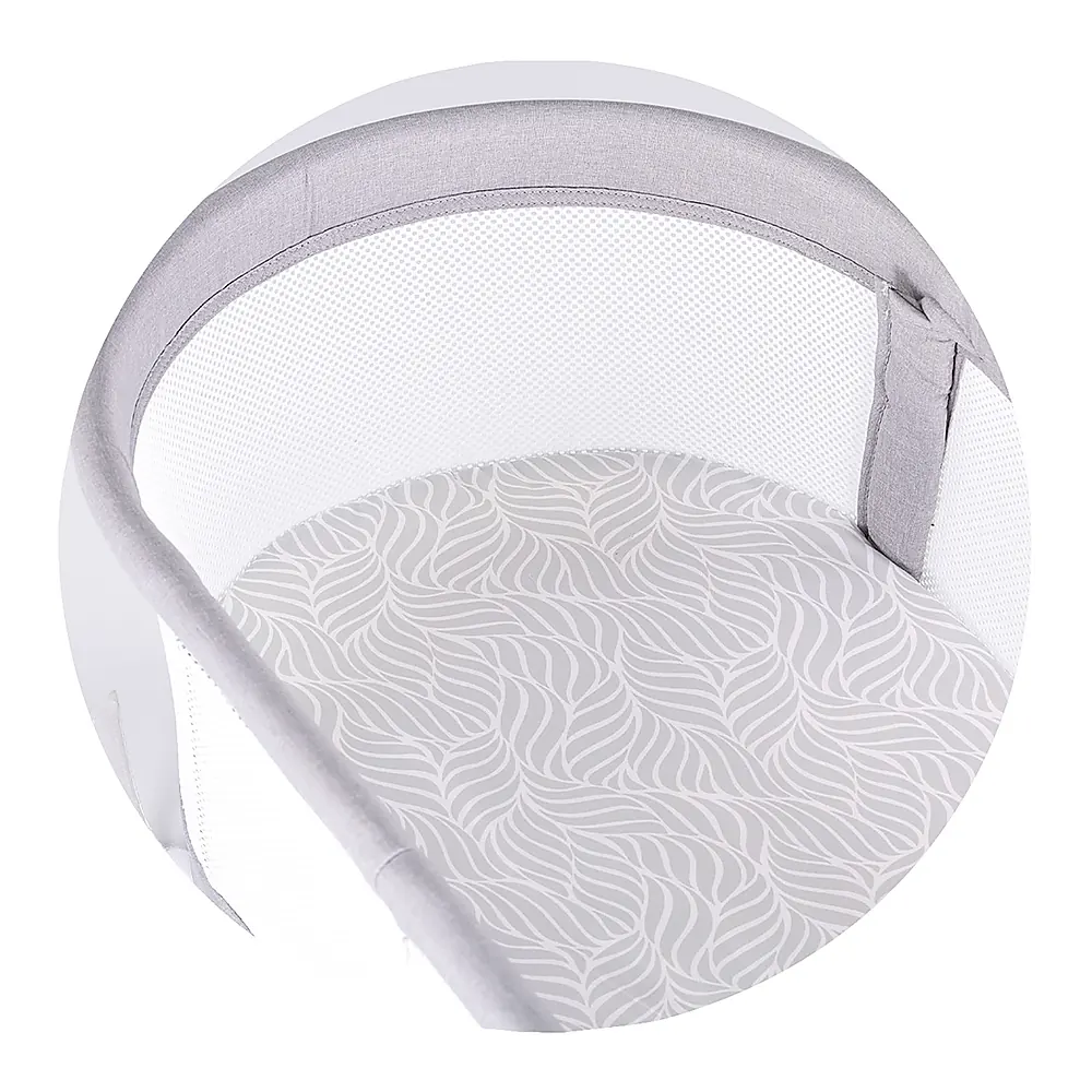 Patut cu leganare si cantar integrat Chipolino Sogno 2 in 1, Grey 6 luni [8]