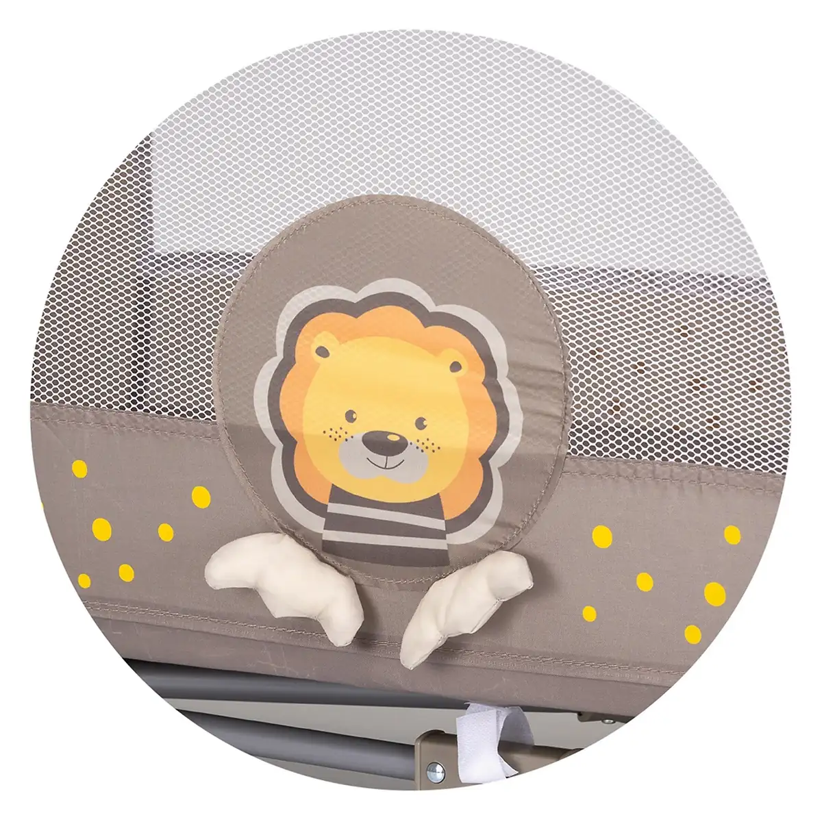Patut pliabil Chipolino Capri Lion beige 0 luni [4]