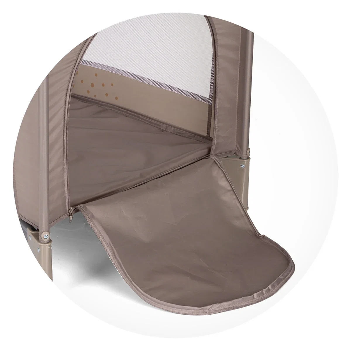 Patut pliabil Chipolino Capri Lion beige 0 luni [3]