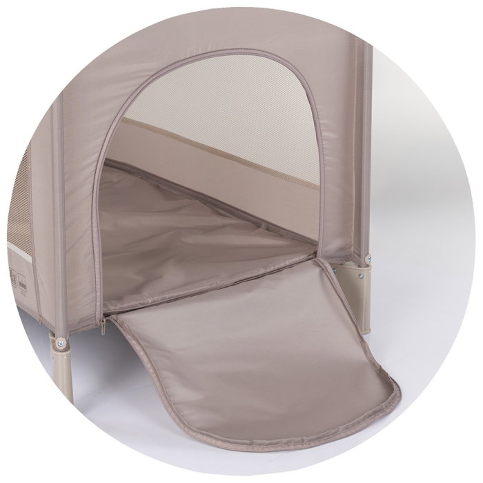 Patut pliabil Chipolino Capri, pana la 15 kg, include geanta transport, Latte [3]