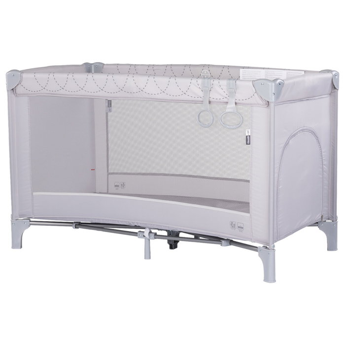 Patut pliabil Chipolino Capri, pana la 15 kg, include geanta transport, Platinum [1]