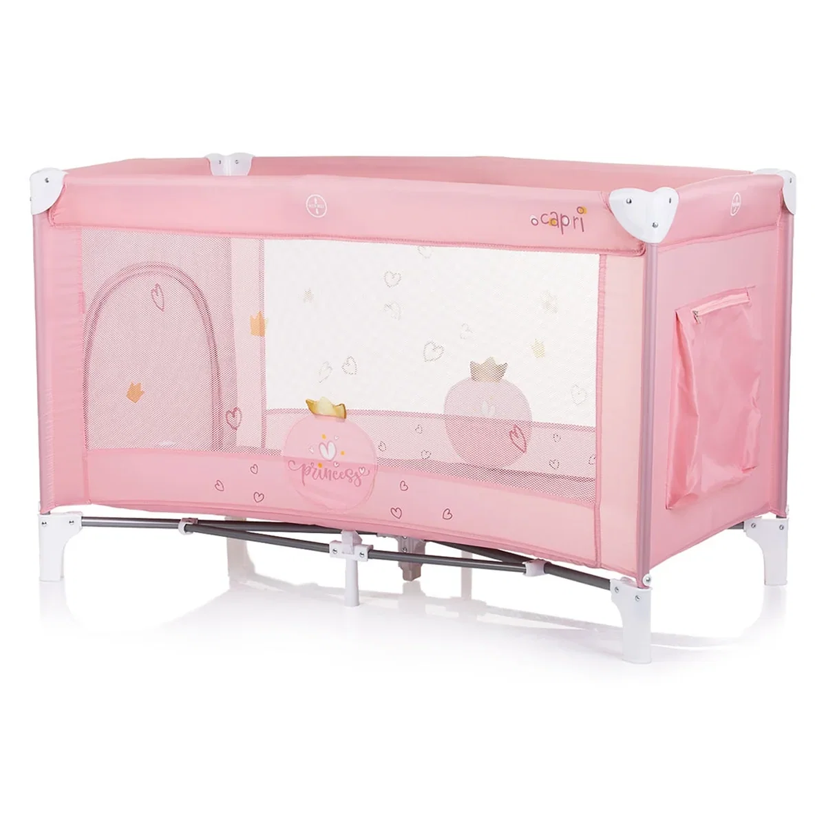 Patut pliabil Chipolino Capri Princess pink - 0 luni+ / 15 kg [2]