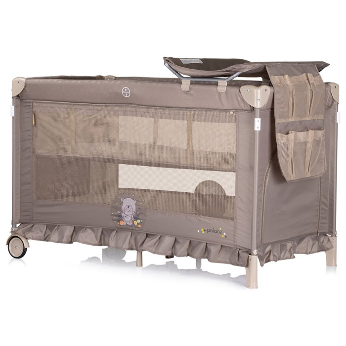 Patut pliabil Chipolino Palace Bear beige 0 luni [3]