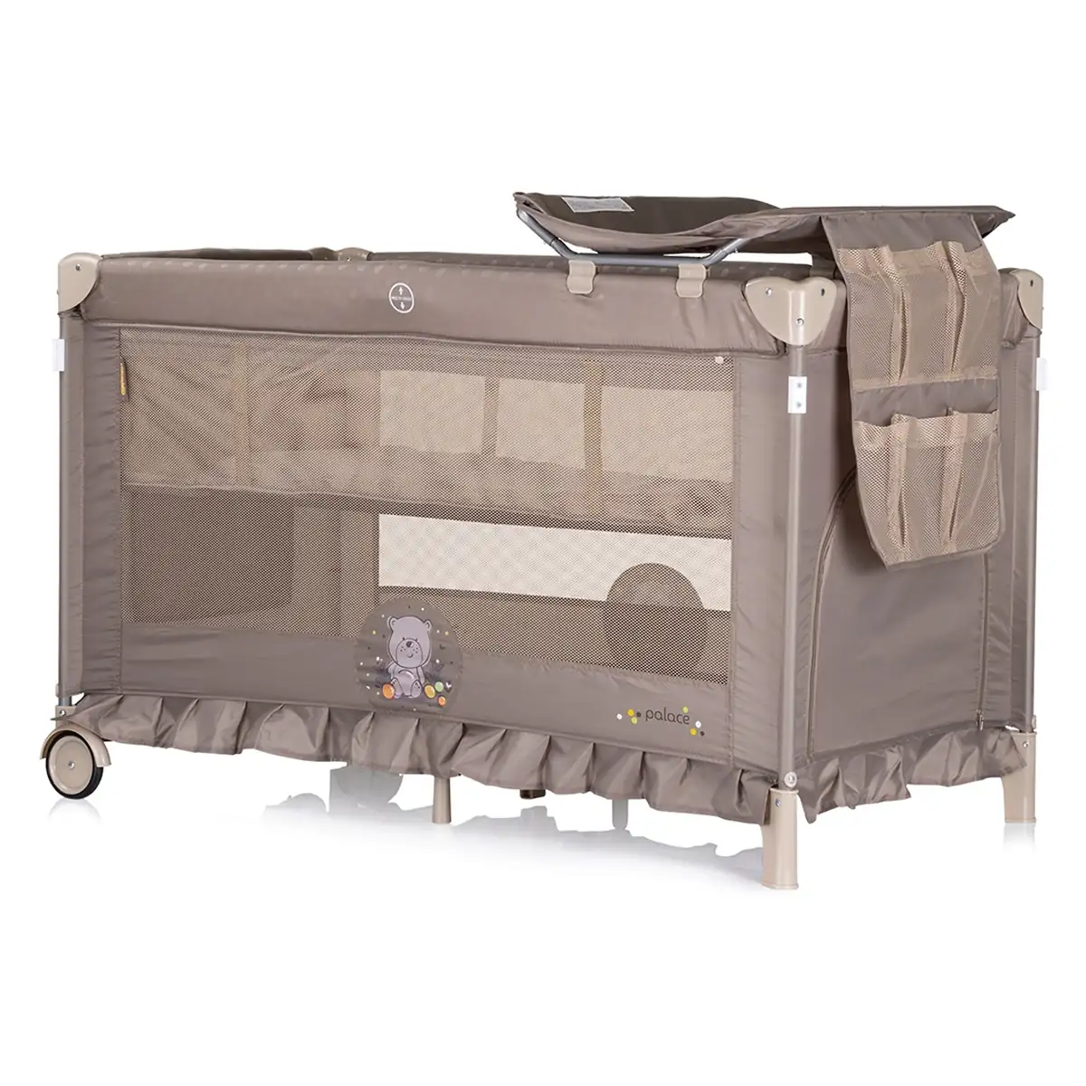 Patut pliabil Chipolino Palace Bear beige 0 luni [3]
