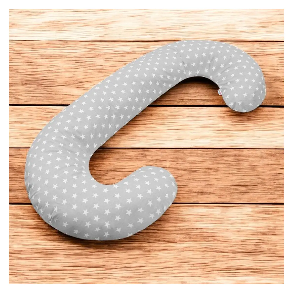 Perna alaptare, New Baby, Cu husa detasabila, In forma de C, Bumbac, Diametru 16 cm, Lungime in jurul circumferintei [2]