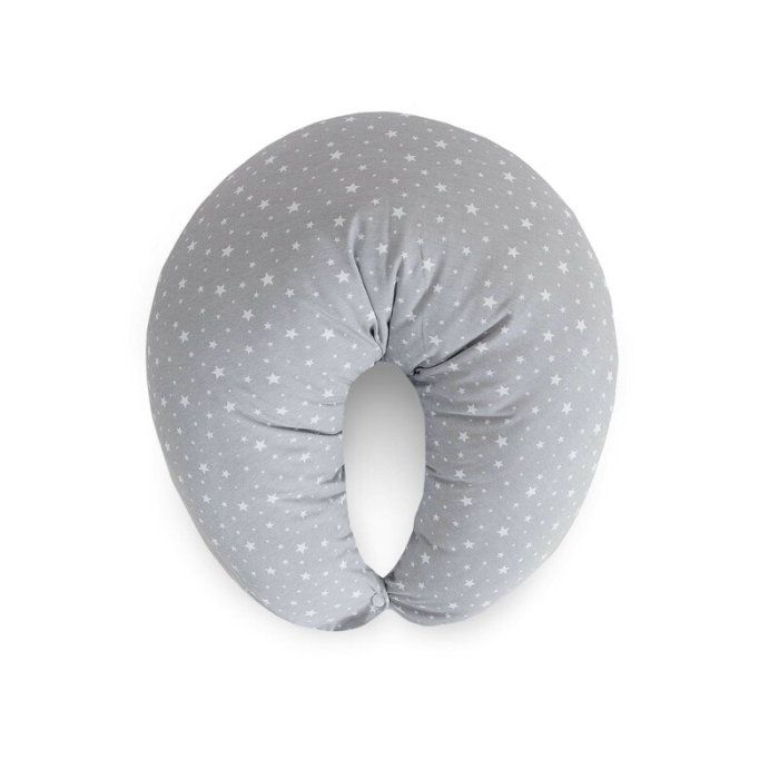 Perna pentru alaptat, Ceba Baby, Husa detasabila din bumbac, Cu puf siliconizat, 150x60x37 cm, Oeko-Tex Standard 100, [1]