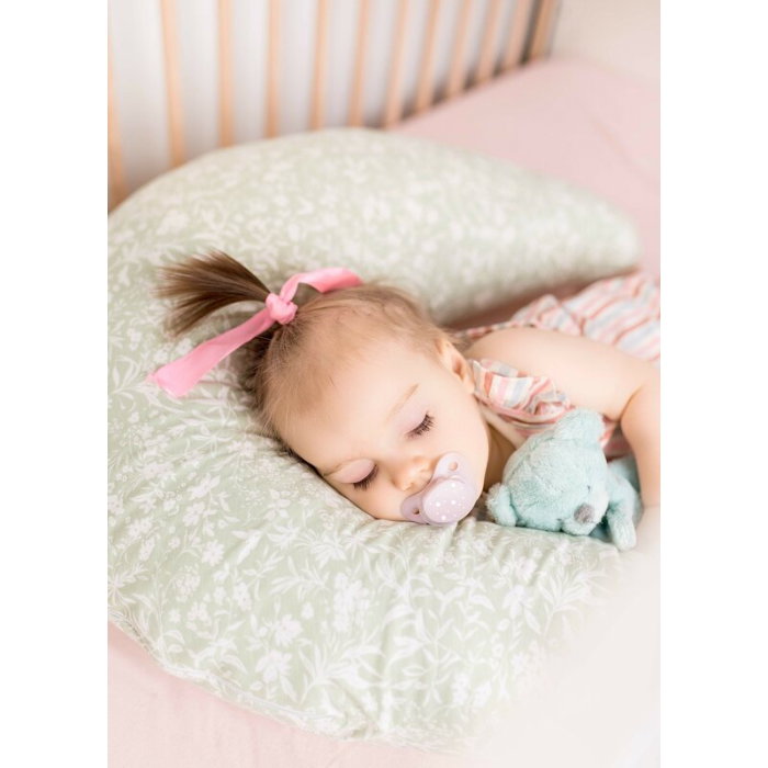 Perna pentru alaptat, Ceba Baby, Husa detasabila din bumbac, Cu puf siliconizat, 150x60x37 cm, Oeko-Tex Standard 100, [7]