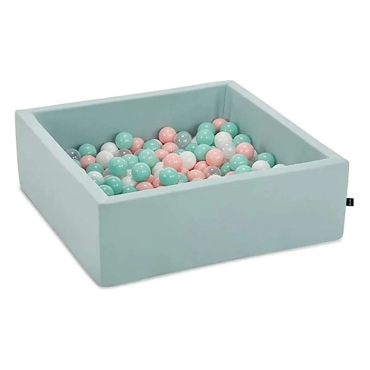 Piscina uscata cu bile MamaToyz, 90x90x30cm, 250 bile multicolore [1]