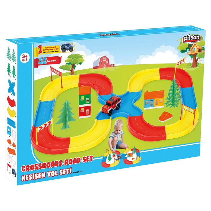 Pista de masini Crossroads cu masinuta Pilsan 3 ani + [2]