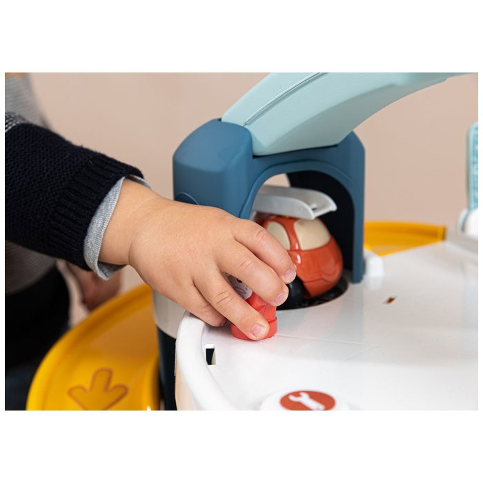 Pista de masini Smoby Big Garage cu masinuta si elicopter 5 ani + [7]