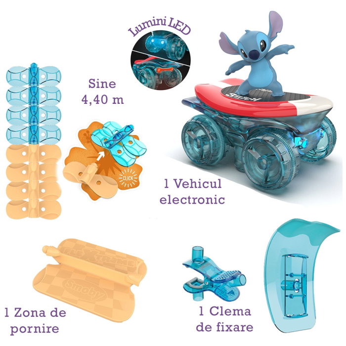 Pista Smoby Stitch FleXtreme Set circuit de curse 4 ani + [2]