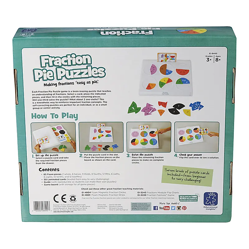 Placinta fractiilor Educational Insights 12 ani [10]
