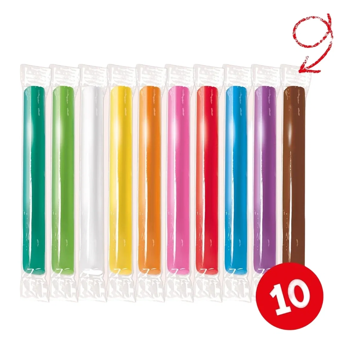 Plastilina non-toxica - 10 culori FEUCHTMANN 4 ani+ [2]