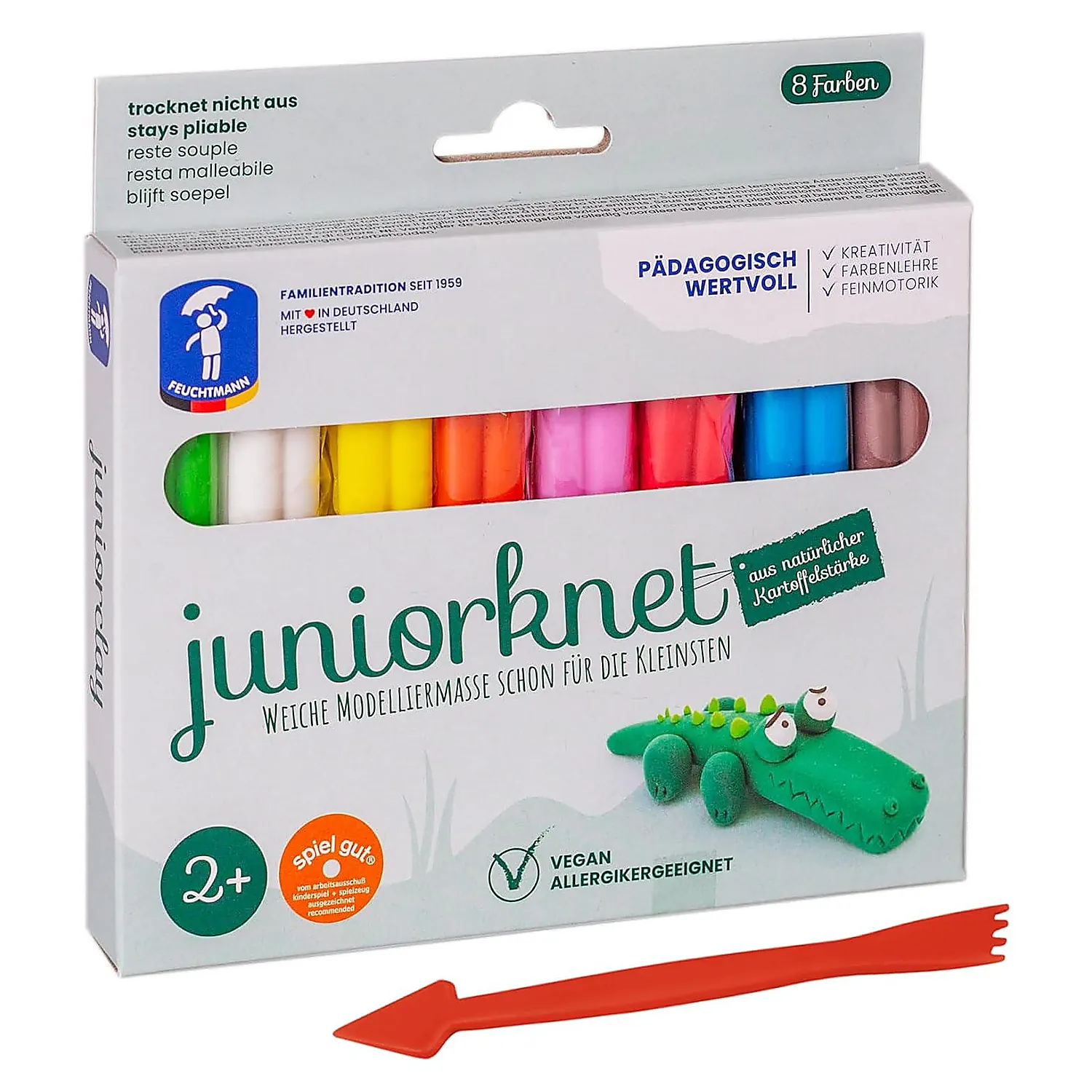 Plastilina non-toxica - 8 culori FEUCHTMANN 2 ani+ [1]