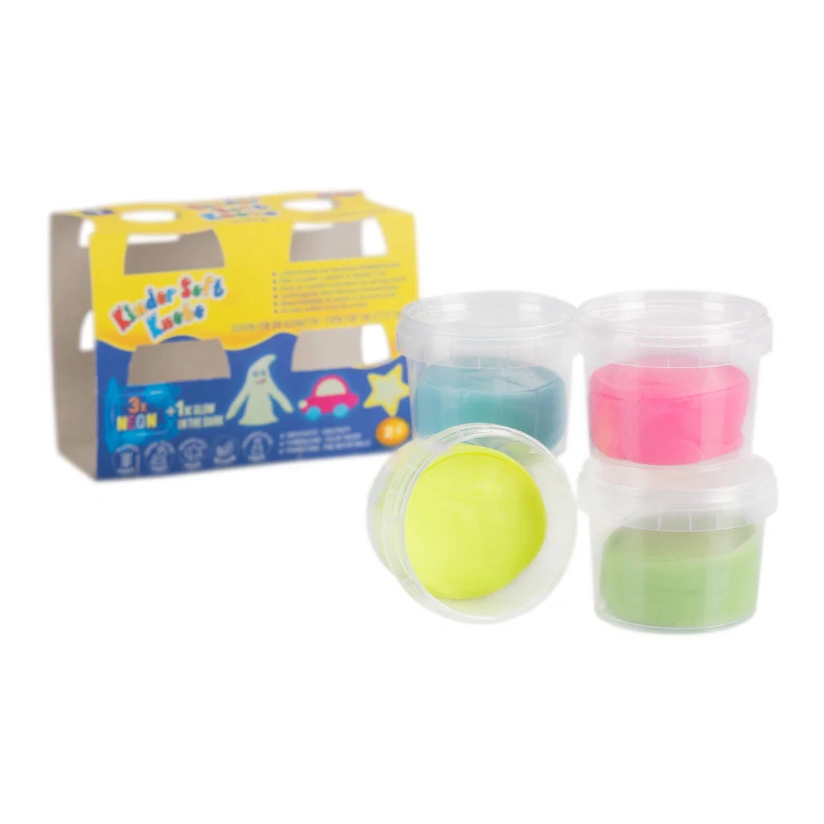 Plastilina non-toxica Kinder - Neon FEUCHTMANN 2 ani+ [1]