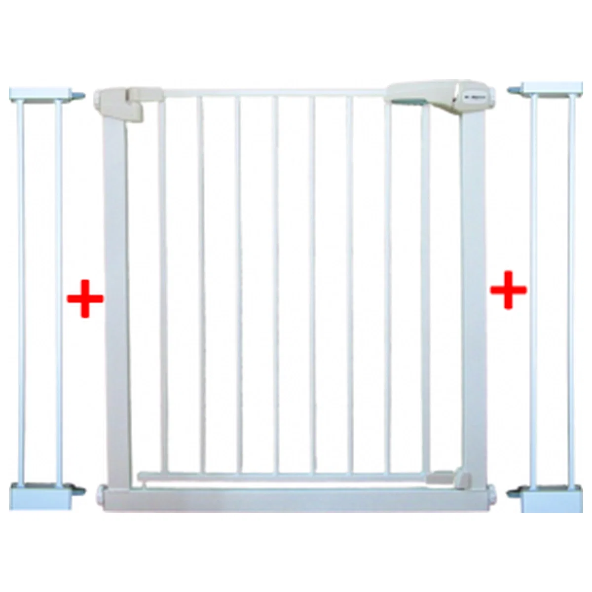 Poarta de siguranta din metal 79-105 cm R-Sport S2 - Alb [1]
