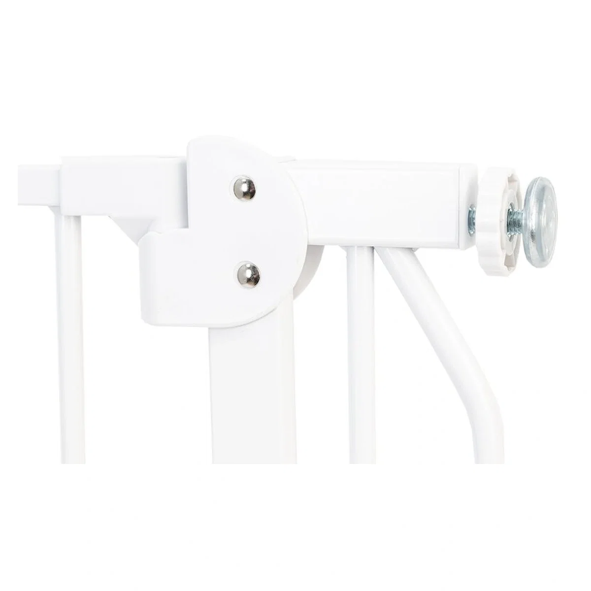 Poarta de siguranta prin presiune Truus Slim, 105 cm, Conform cu standardul european de securitate EN1930, Gri Lionelo [10]