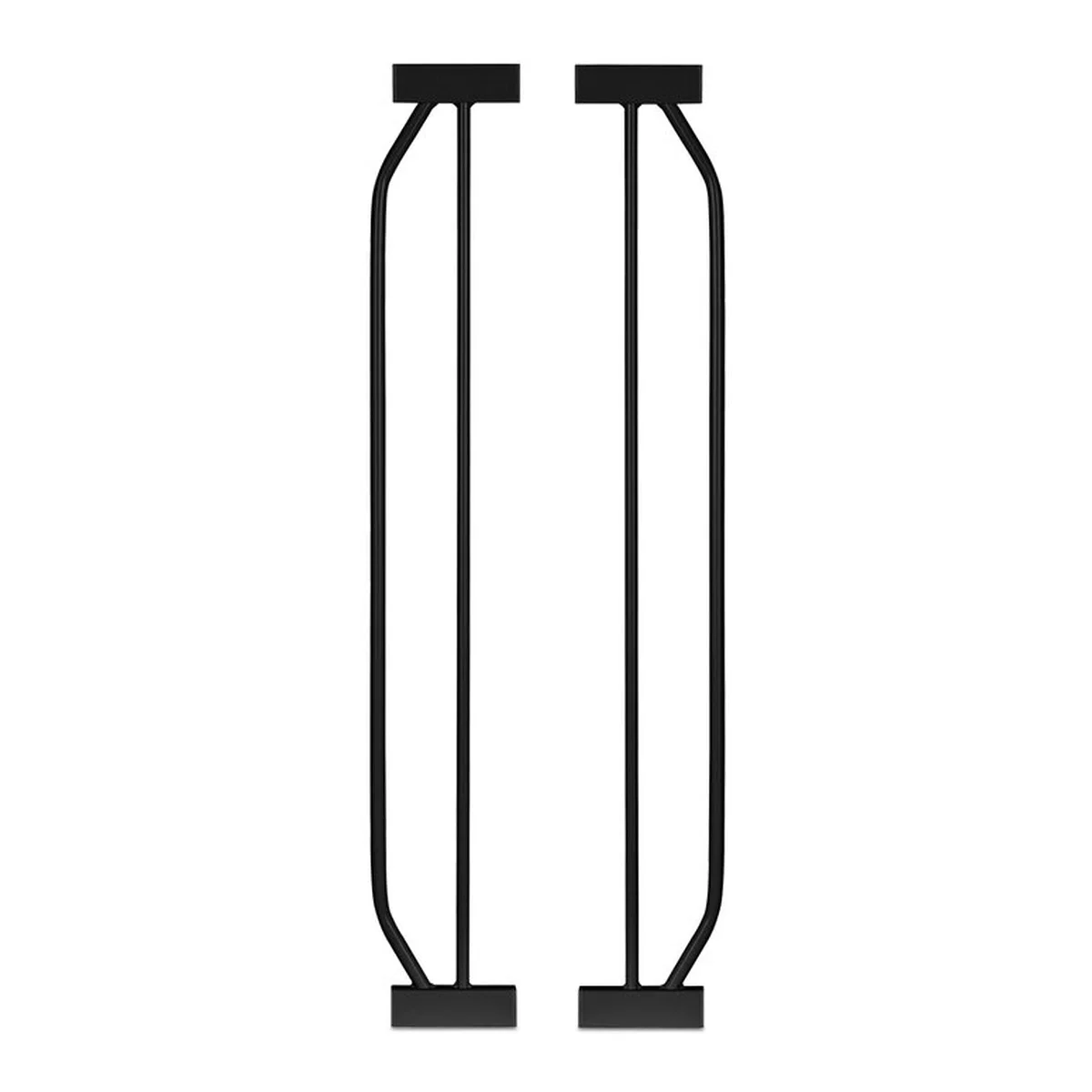 Poarta de siguranta prin presiune Truus Slim, 105 cm, Conform cu standardul europeane de securitate EN1930, Alb/Natur [11]