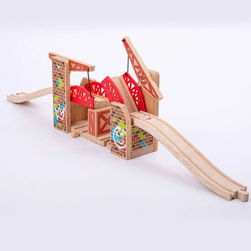 Pod mobil din lemn - Graffiti BIGJIGS Toys 3 ani+ [2]