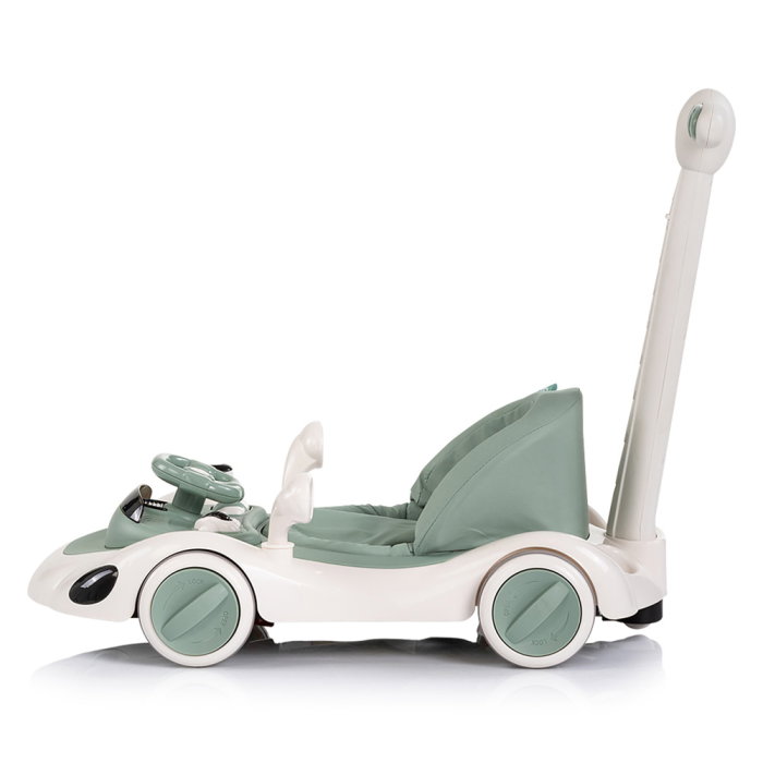 Premergator Chipolino Happy Walker 5 in 1, pana la 12 kg, panou muzical, sezut ajustabil, maner parental, copertina, Verde [8]