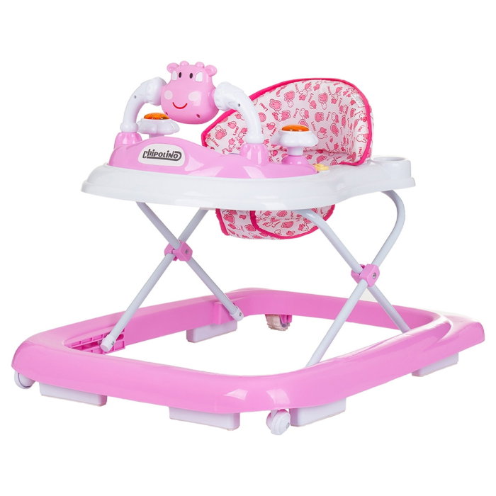 Premergator Chipolino Little Cow Roz cu Panou Muzical [1]